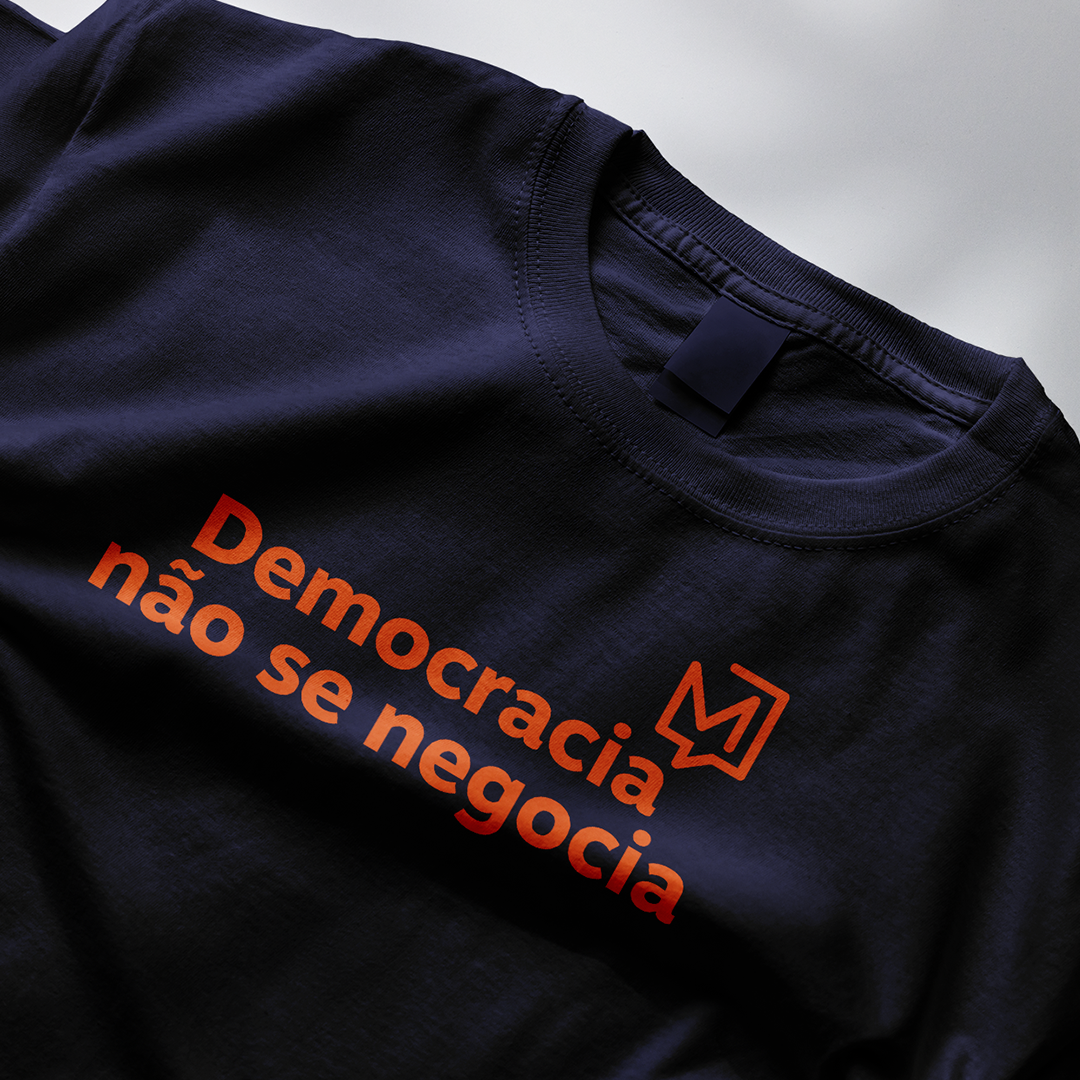 Babylook Democracia - Azul Marinho