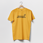 Camiseta Democracia - Amarelo Ouro